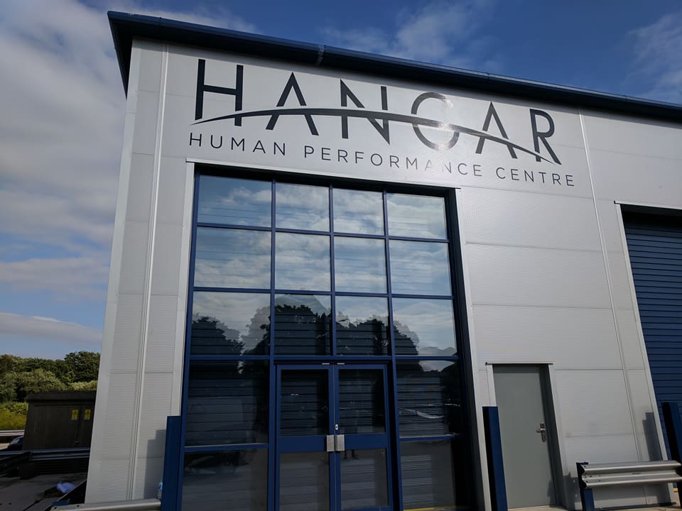 Hangar sign